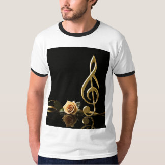 Musical Note Rose T-Shirt