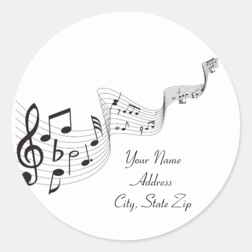 Musical Note Sticker