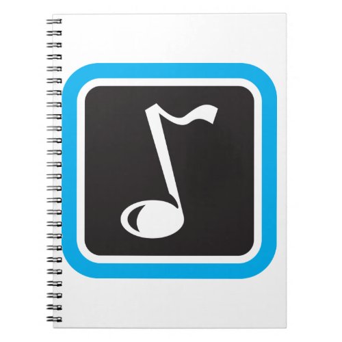 Musical Note Symbol Notebook