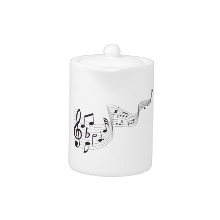 Musical Note Tea Pot