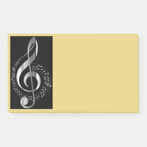 Musical Note Treble Clef Yellow or any Color Large