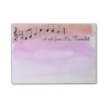 Musical notepad watercolor Musical notepad watercolor