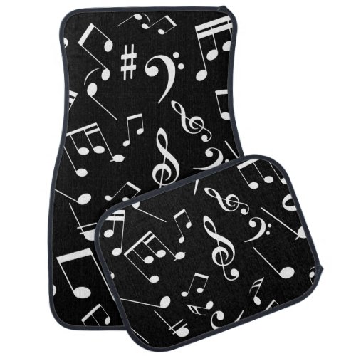 Musical Notes 2 Car Floor Mat