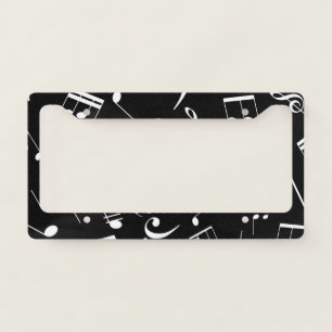 Musical Notes 2 License Plate Frame