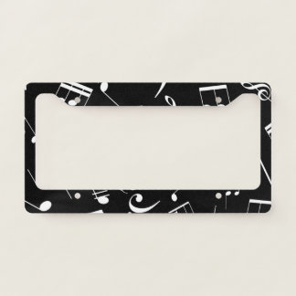 Musical Notes 2 License Plate Frame
