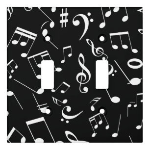 Musical Notes 2 Light Switch Cover