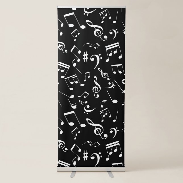 Musical Notes 2 Retractable Banner (Front)