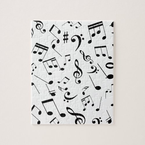 Musical Notes 3 Jigsaw Puzzle