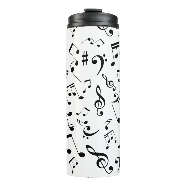 Musical Notes 3 Thermal Tumbler (Front)