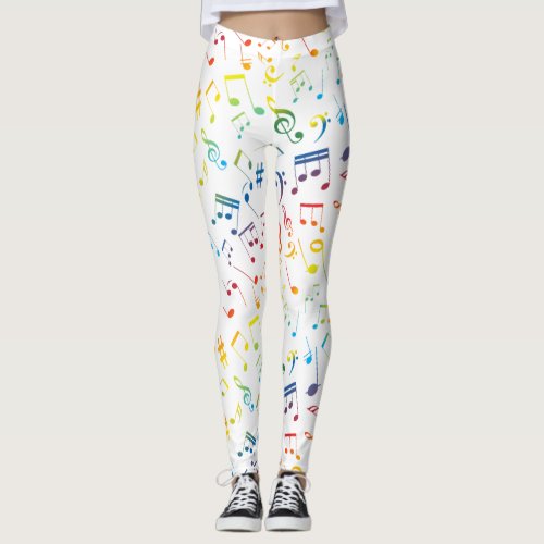 Musical Notes 4 Leggings