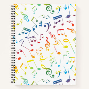 Musical Notes 4 Notebook