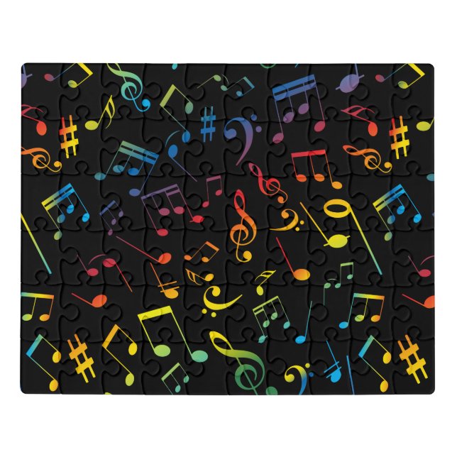 Musical Notes 5 Jigsaw Puzzle (Puzzle Horizontal)