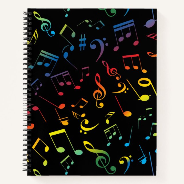 Musical Notes 5 Notebook (Front)