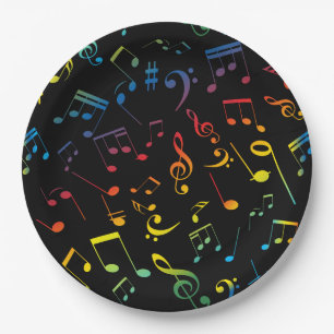Musical Notes 5 Paper Plates