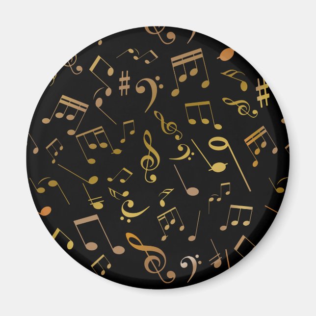Musical Notes 6 Magnet (Front)