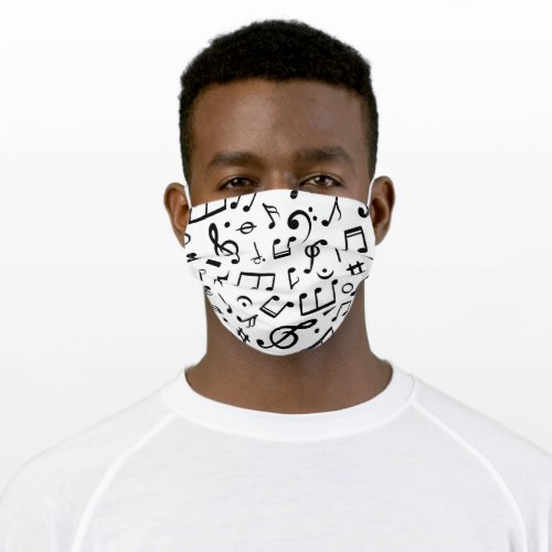 Musical Notes Adult Cloth Face Mask