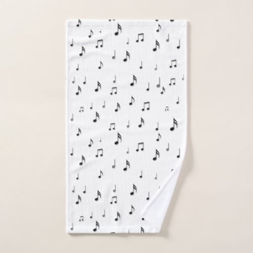 Musical Notes Bath Towel Set Zazzle 