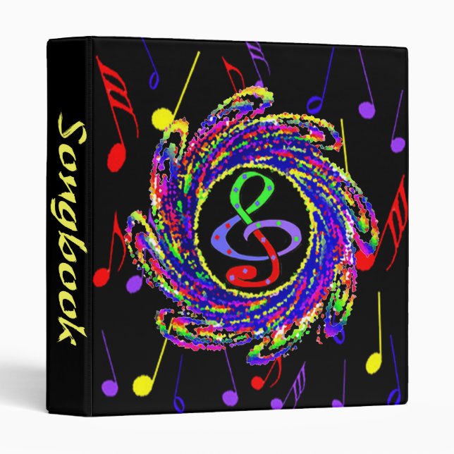 Musical Notes Binder (Front/Spine)