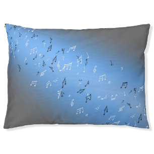 Musical Notes Blue Moon Pet Bed