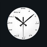 Musical notes clock<br><div class="desc">perfect for the music lover</div>