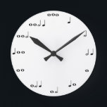 Musical notes clock<br><div class="desc">perfect for the music lover</div>