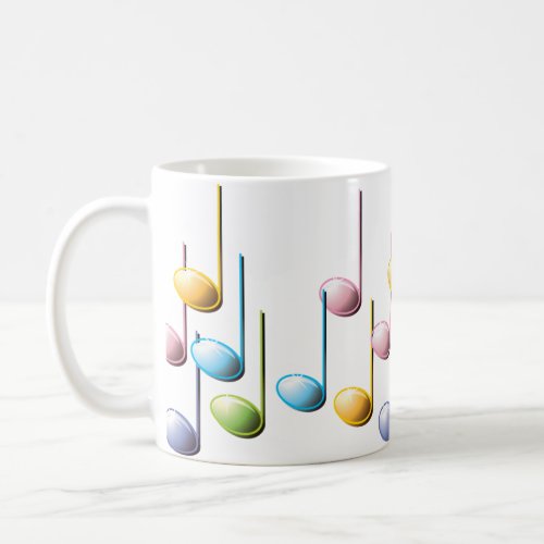 Musical Notes Coffee Mug