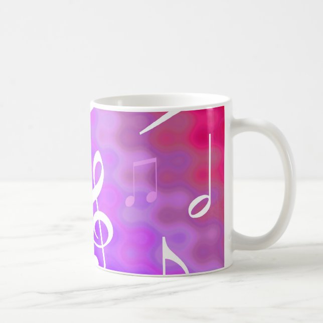 Musical notes coffee mug (Right)