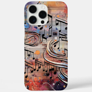 Musical notes Colorful iPhone 16 Pro Max Case