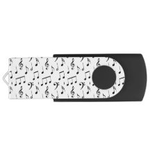 Musical Notes Customizable USB Drive