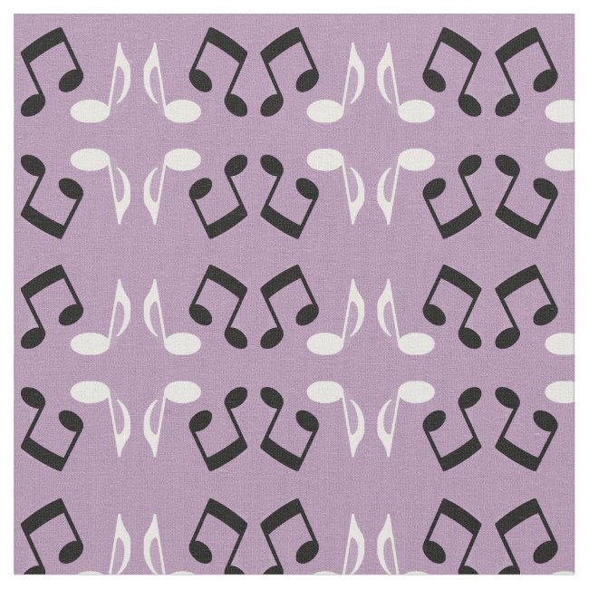 Musical Notes Design Fabric