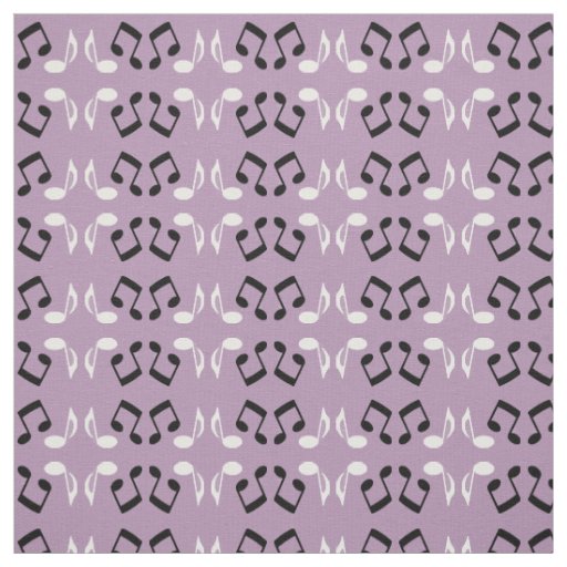 Musical Notes Design Fabric