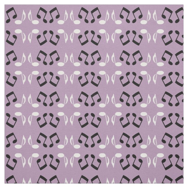 Musical Notes Design Fabric (Swatch)
