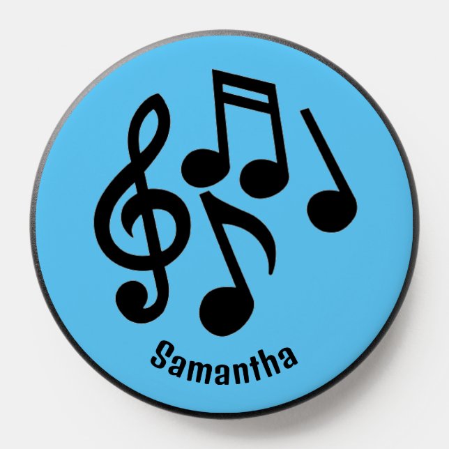 Musical Notes Design Smartphone PopSocket (Popsocket)