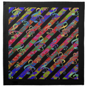 Musical Notes Dinner napkins
