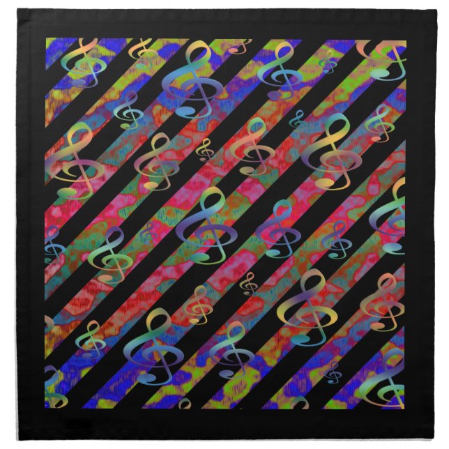 Musical Notes Dinner napkins (Front)