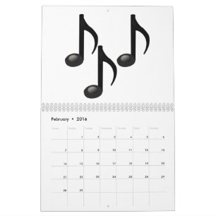 Musical Notes - Emoji Calendar