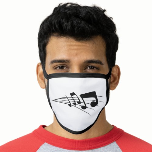 Musical Notes Face Mask