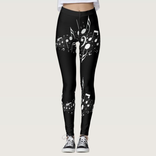 MUSICAL NOTES GALORE LEGGINGS