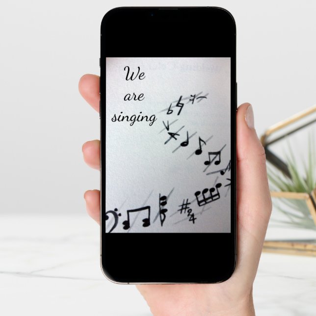 MUSICAL NOTES  ***GROUP BIRTHDAY CARD*** (Front Digital)