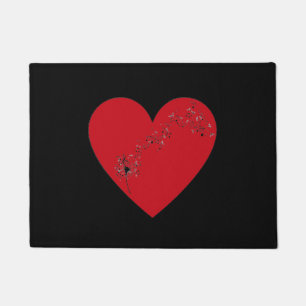 Musical notes in the heart, Door Mat