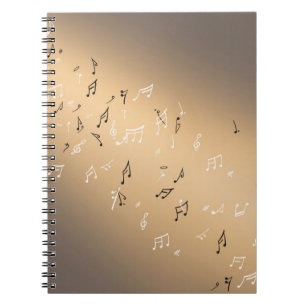Musical Notes in the Moonlight Golden Notebook