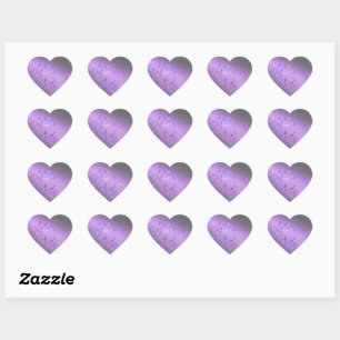 Musical Notes in the Moonlight Heart Sticker