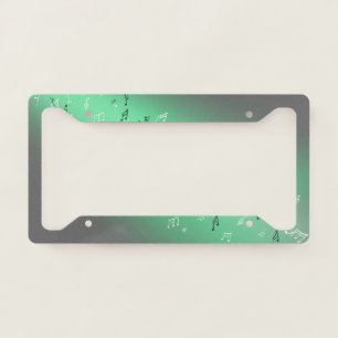 Musical Notes in the Moonlight License Plate Frame