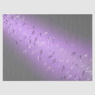 Musical Notes in the moonlight  Tissue Paper