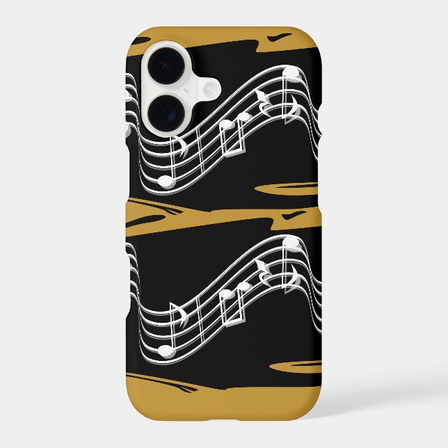 Musical notes iphone case (Back)