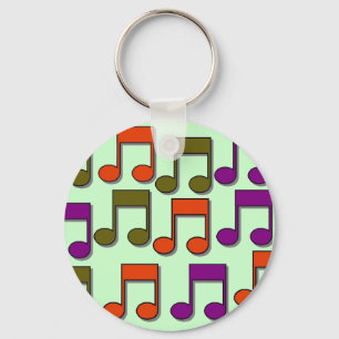 Musical Notes Keychain