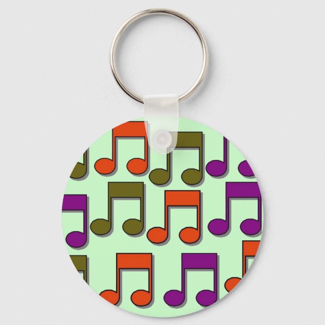 Musical Notes Keychain (Front)