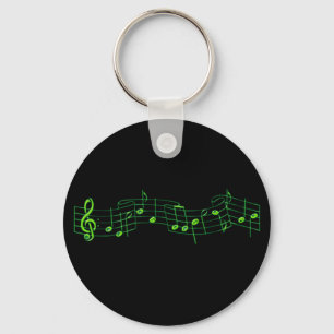 Musical Notes Keychain