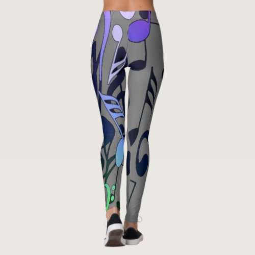 Musical Notes Leggings