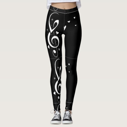 MUSICAL NOTES LEGGINGS